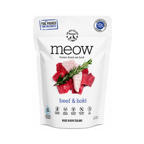 Meow Freeze Dried Beef & Hoki 50g