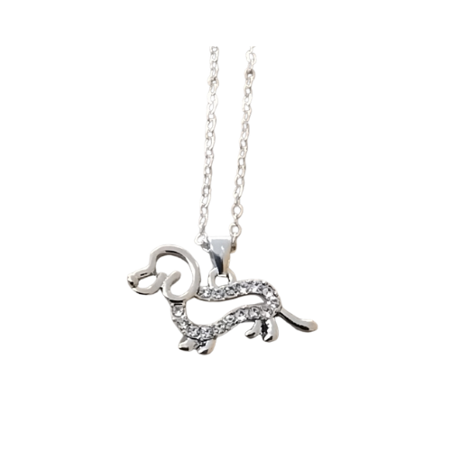 Sausage dog necklace