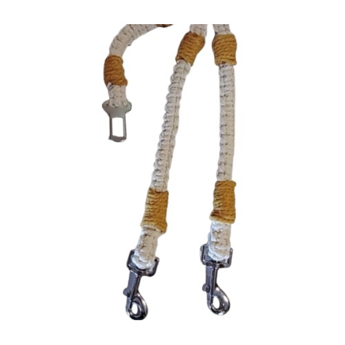 Macrame Dble Seatbelt SHORT