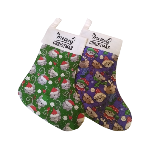 Cat Christmas Stocking