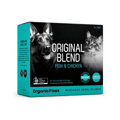 Organic Paws 2.2kg Fish & Chicken Original Blend
