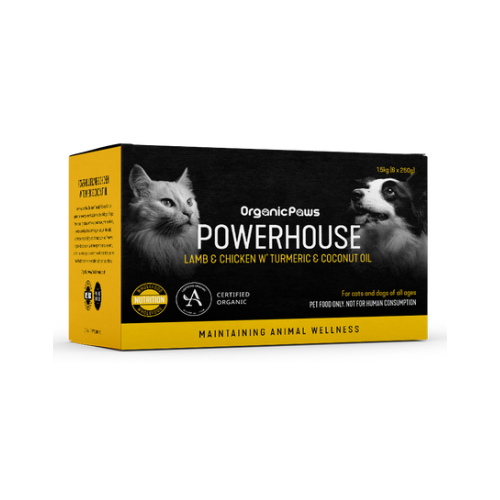 Organic Paws 1.5kg Lamb & Chicken Powerhouse