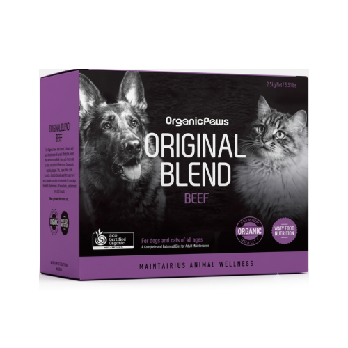 Organic Paws 2.2kg Beef Original Blend