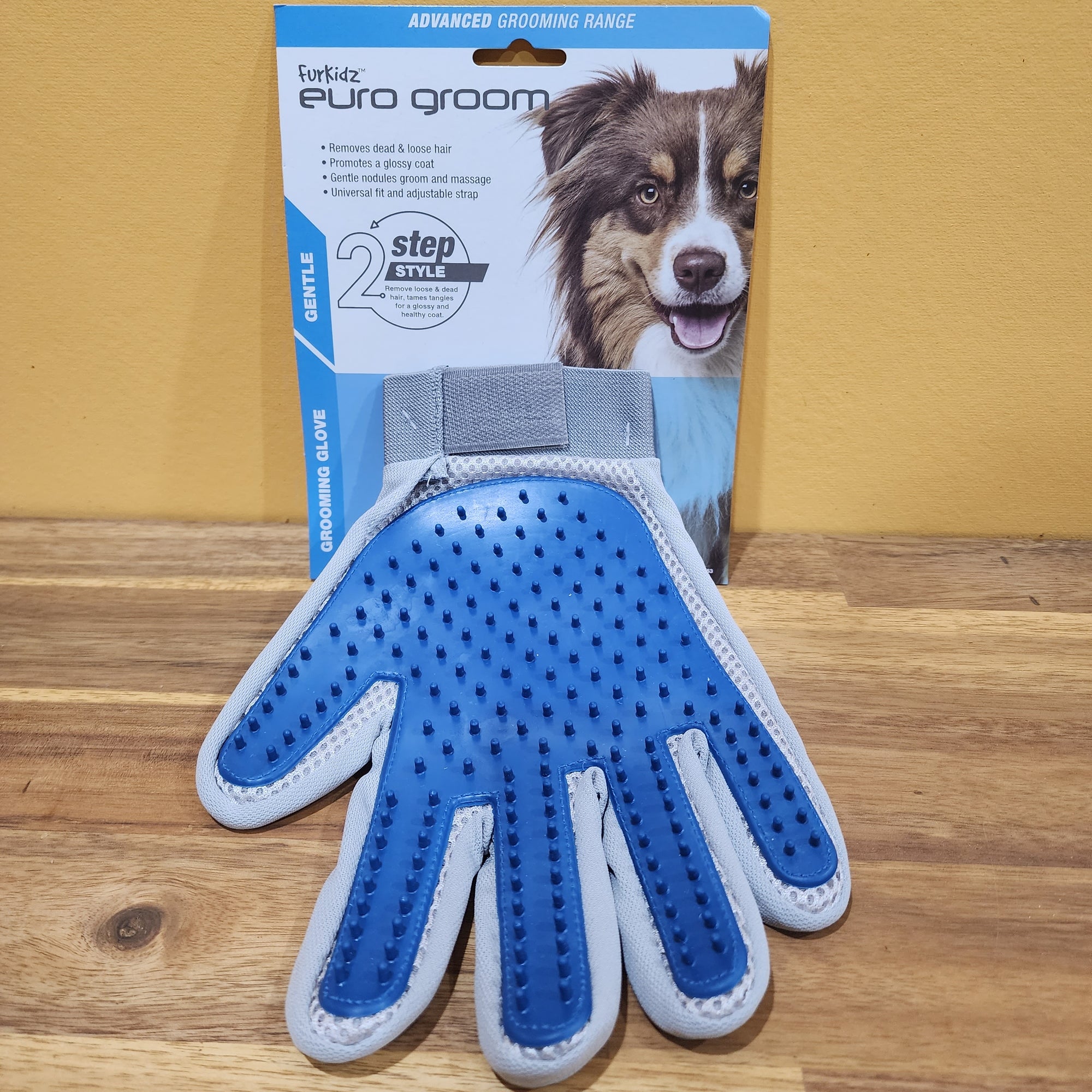 Furkidz Euro Green Pet Grooming Glove