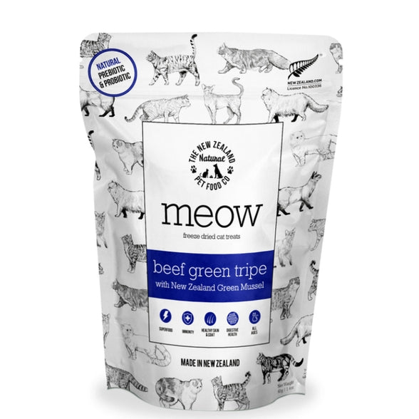 Meow Freeze Dried Beef Green Tripe 50g