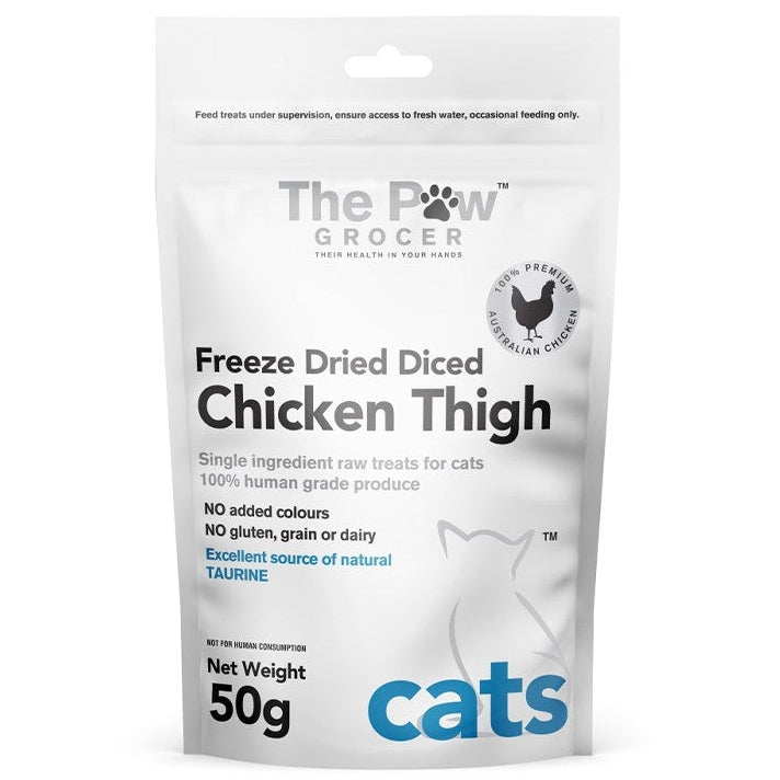 Chicken Thighs- Freeze Dried - The Paw Grocer 50g