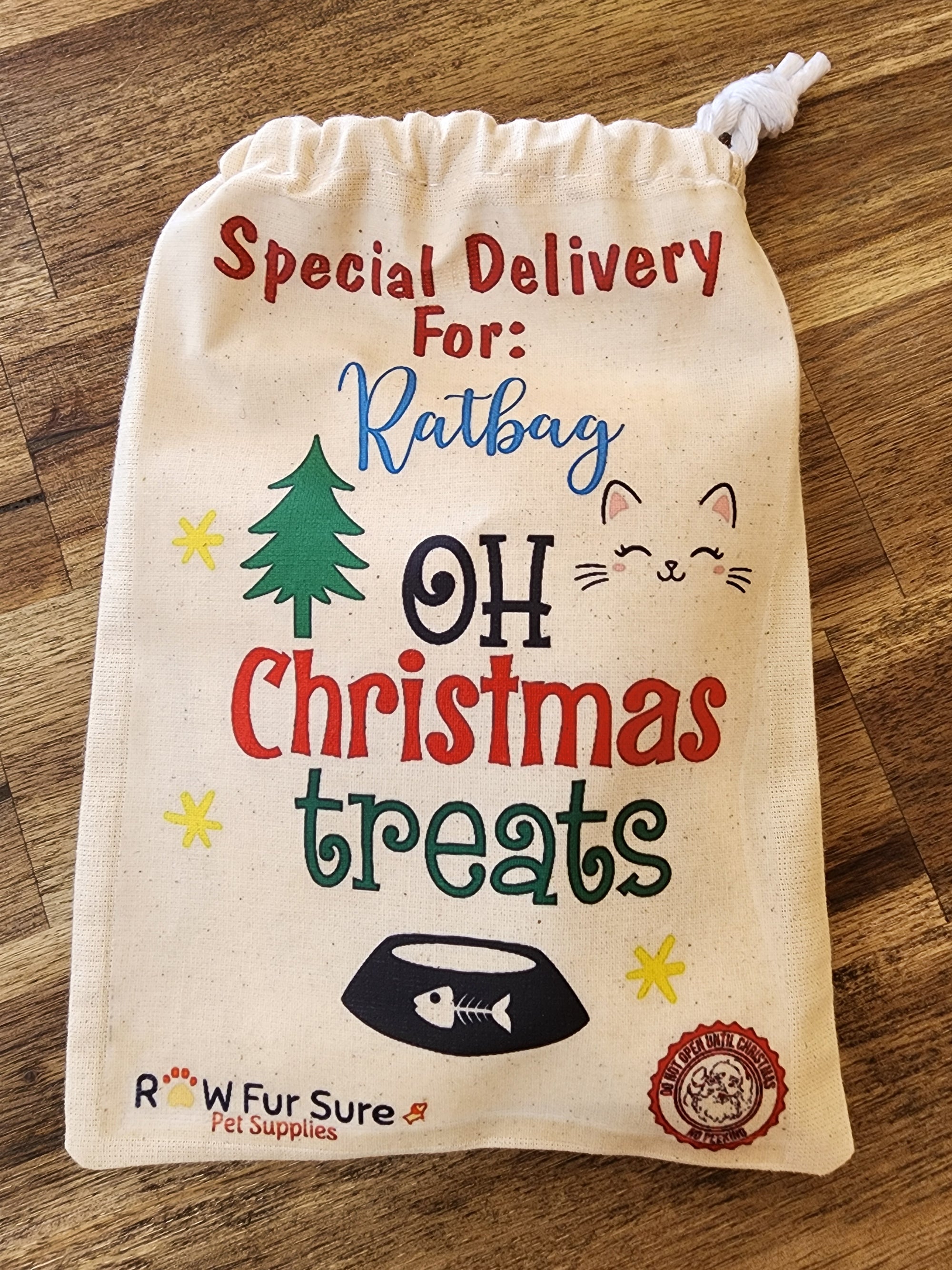 Cat Christmas Stocking