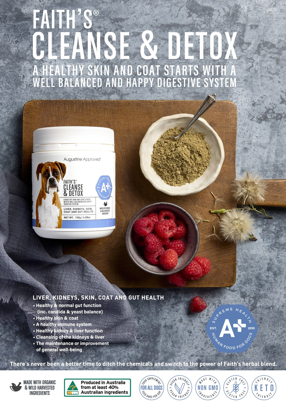 Augustine Approved Faith's Cleanse & Detox 65g