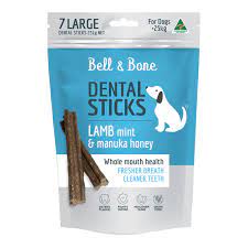 Bell & Bone Dental Sticks Lamb, Mint & Manuka