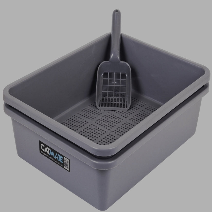 Cat Mate 3 Piece Kitty Litter Tray