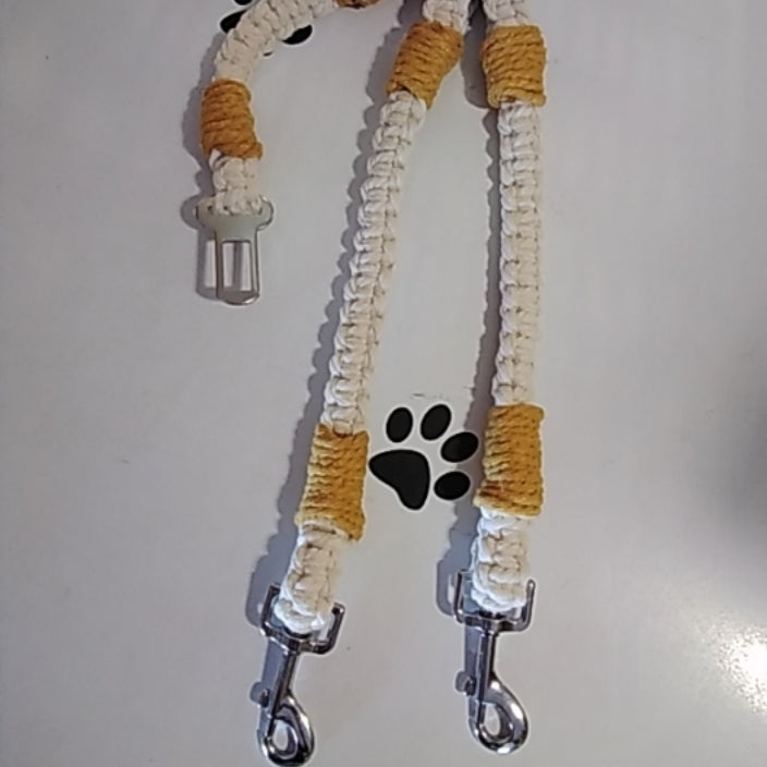 Macrame Dble Seatbelt SHORT