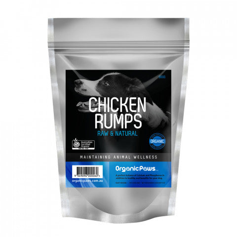 Organic Paws Bones Chicken Rump 1kg